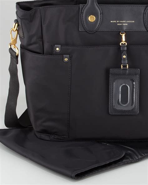 marc jacobs diaper bag|marc jacobs black diaper bag.